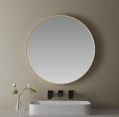 Εικονικός καθρέφτης μπάνιου με LED από κράμα αλουμινίου με προσαρμόσιμες λειτουργίες, διαστάσεις και στυλ